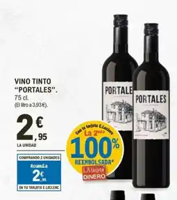 E.Leclerc PORTALES Vino tinto oferta