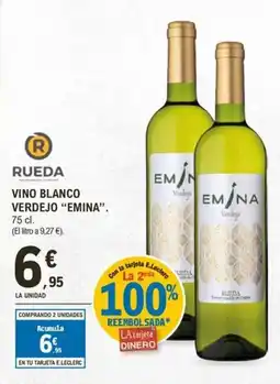 E.Leclerc EMINA Vino blanco verdejo oferta