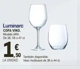 E.Leclerc LUMINARC Copa vino oferta