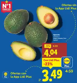 Lidl Aguacate oferta