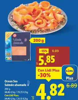 Lidl Ocean Sea Salmón ahumado oferta