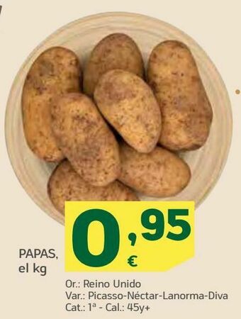 HiperDino Papas oferta