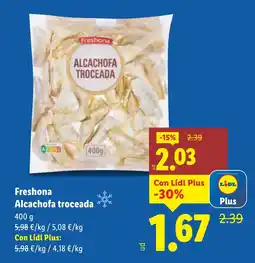 Lidl FRESHONA Alcachofa troceada oferta