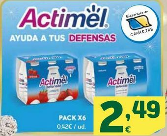 HiperDino Actimel oferta
