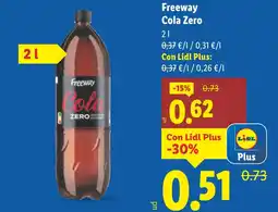 Lidl FREEWAY Cola Zero oferta