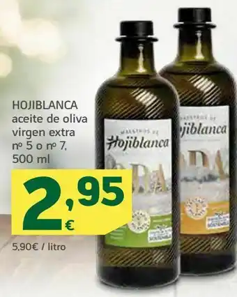 HiperDino Hojiblanca aceite de oliva virgen extra nº5 o nº6 oferta