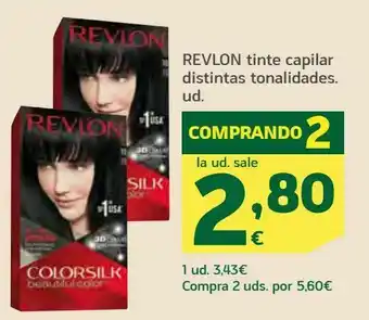 HiperDino Revlon tinte capilar distintas tonalidades oferta