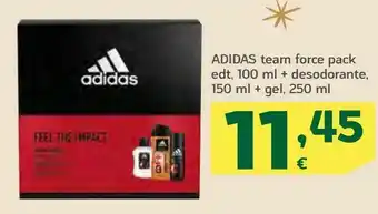 HiperDino Adidas team force pack oferta