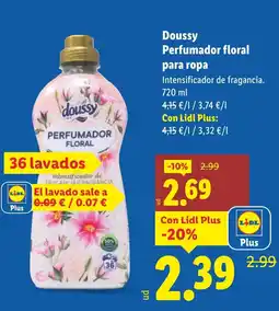 Lidl DOUSSY Perfumador floral para ropa oferta