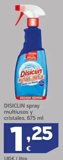 HiperDino Disiclin spray multiusos y cristales oferta