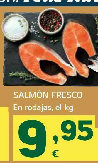 HiperDino Salmón fresco oferta