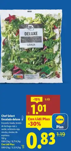 Lidl Chef Select Ensalada deluxe oferta