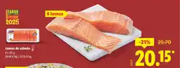 Lidl Lomos de salmón oferta
