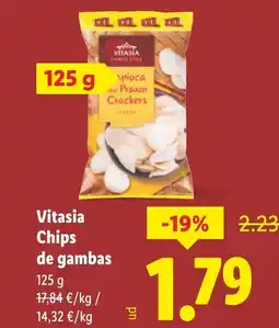 Lidl VITASIA Chips de gambas oferta