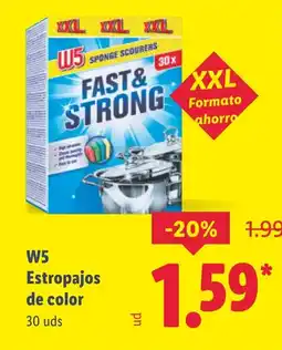 Lidl W5 Estropajos de color oferta