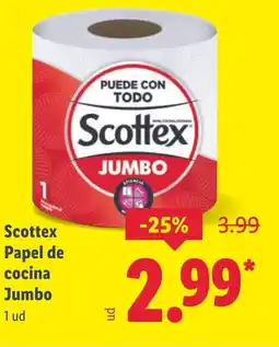 Lidl SCOTTEX Papel de cocina Jumbo oferta