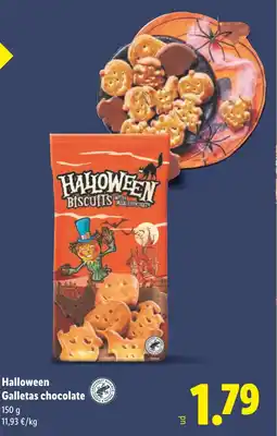 Lidl HALLOWEEN Galletas chocolate oferta