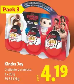Lidl KINDER Joy oferta