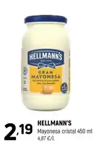 Coviran HELLMANN'S Mayonesa cristal oferta
