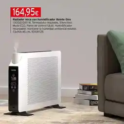 Cadena88 Rointe - rediador mice con humidificador giro oferta