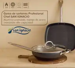 Carrefour Asador 28 cm o guisera con tapa Profesional Chef oferta