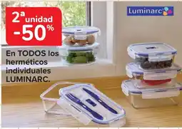 Carrefour LUMINARC En todos los herméticos individuales oferta