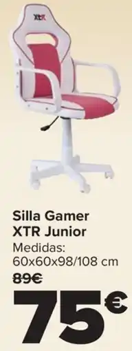 Carrefour Silla Gamer XTR Junior oferta