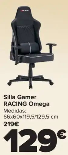 Carrefour Silla gamer racing omega oferta