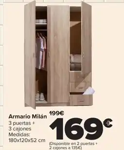 Carrefour Armario Milán oferta
