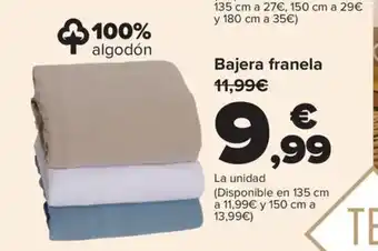 Carrefour Bajera franela oferta