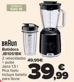 Carrefour BRAUN Batidora JB1051BK oferta