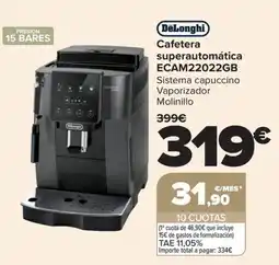 Carrefour DELONGHI Cafetera superautomática ECAM22022GB oferta