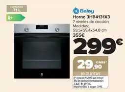 Carrefour BALAY Horno 3HB4131X3 oferta