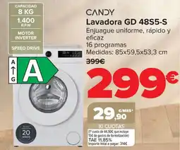 Carrefour CANDY Lavadora GD 48S5-S oferta