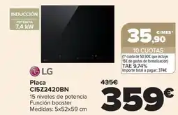 Carrefour LG Placa C15Z2420BN oferta
