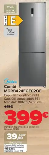 Carrefour MIDEA Combi MDRB424FGE020E oferta