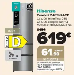 Carrefour HISENSE Combi RM469N4ACD oferta