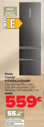 Carrefour HAIER Combi HTW5620ENMP oferta