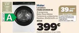 Carrefour HAIER Lavadora HW80-B14939-IB oferta