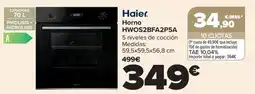 Carrefour HAIER Horno HWOS2BFA2P5A oferta