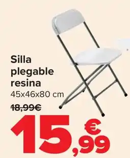 Carrefour Silla plegable resina oferta