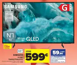 Carrefour SAMSUNG TV 65" TQ65Q7F4AUXXC oferta