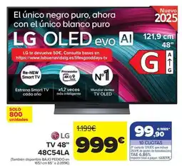Carrefour LG TV 48" 48C54LA oferta
