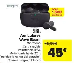 Carrefour JBL Auriculares Wave Beam oferta