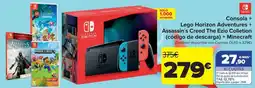 Carrefour Consola + Lego Horizon Adventures + Assassin's Creed The Ezio Colletion (código de descarga) + Minecraft oferta