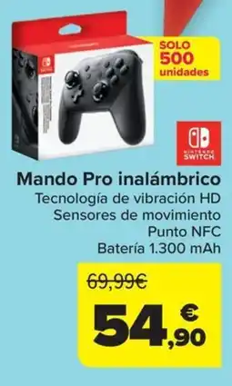 Carrefour Mando Pro inalámbrico oferta
