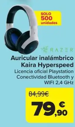 Carrefour RAZER Auricular inalámbrico Kaira Hyperspeed oferta