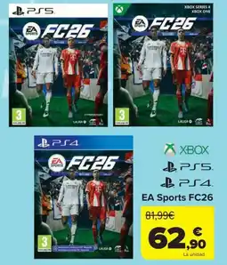 Carrefour PS4 PS5 EA Sports FC26 oferta