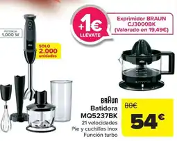 Carrefour BRAUN Batidora MQ5237BK oferta