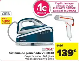 Carrefour POLTI Sistema de planchado VE 30.10 oferta